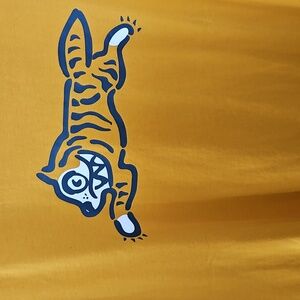 Mens gold Icecream tshirt new without tags